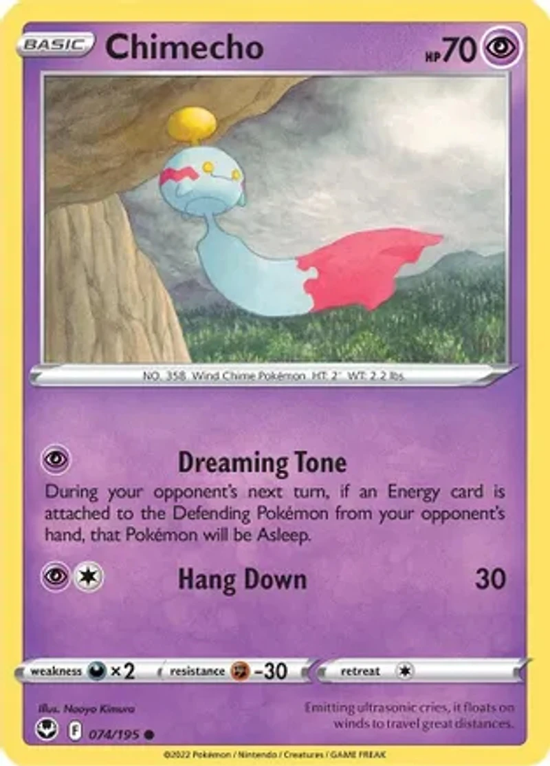 Chimecho - 074/195 - Common - Reverse Holo