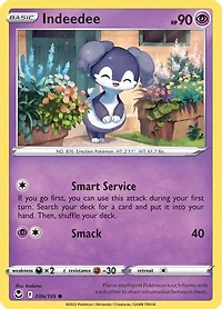 Indeedee - 086/195 - Common - Reverse Holo