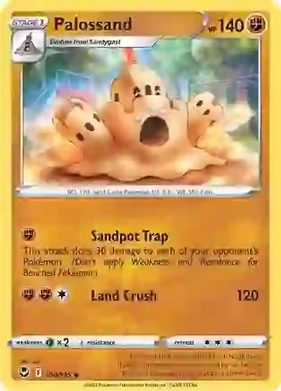 Palossand - 100/195 - Uncommon - Reverse Holo