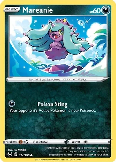 Mareanie - 114/195 - Common - Reverse Holo