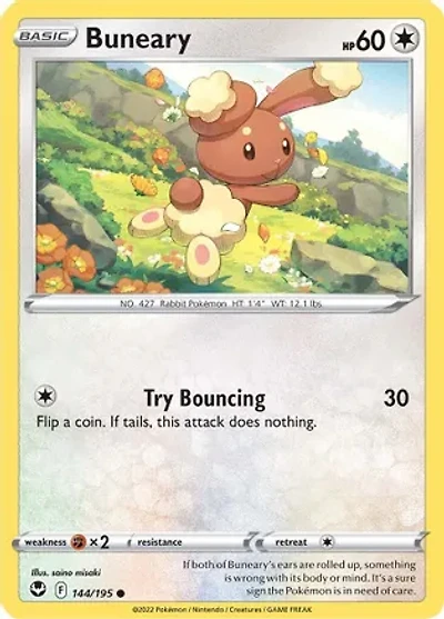 Buneary - 144/195 - Common - Reverse Holo