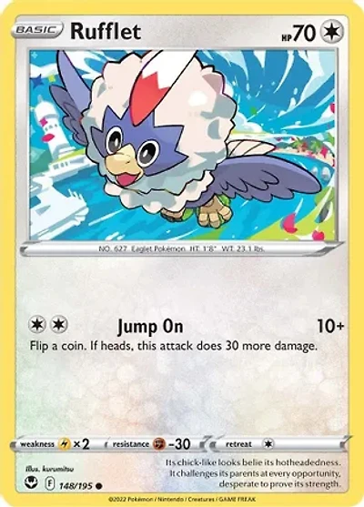Rufflet - 148/195 - Common - Reverse Holo