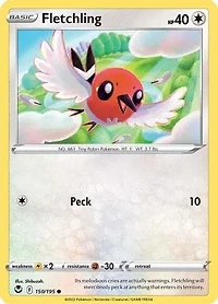 Fletchling - 150/195 - Common - Reverse Holo