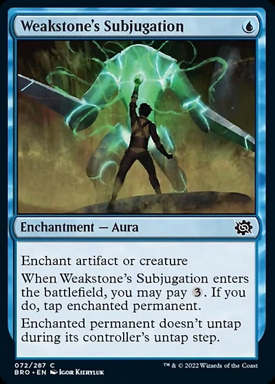 Weakstone's Subjugation - Foil