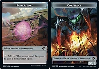 Powerstone Token // Construct Token (004) Double-Sided Token - Foil