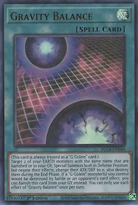 Gravity Balance - BLCR-EN046 - Ultra Rare - 1st Edition