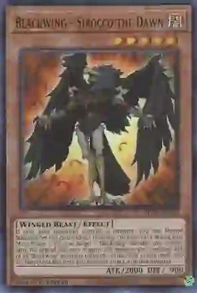 Blackwing - Sirocco the Dawn - BLCR-EN058 - Ultra Rare - 1st Edition