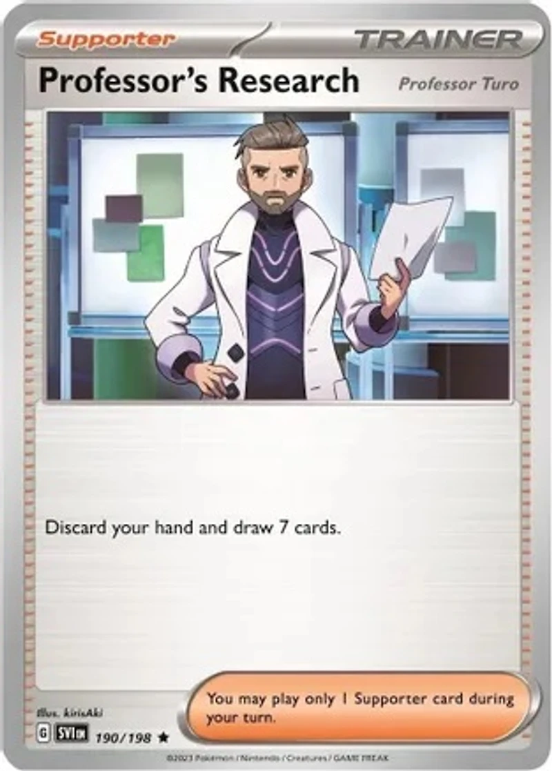 Professor's Research (Professor Turo) - 190/198