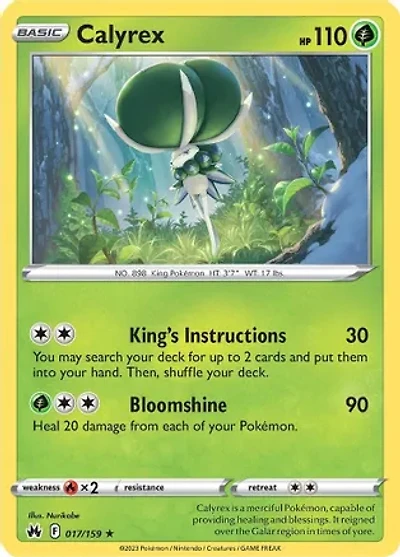 Calyrex - 017/159 - Holo Rare