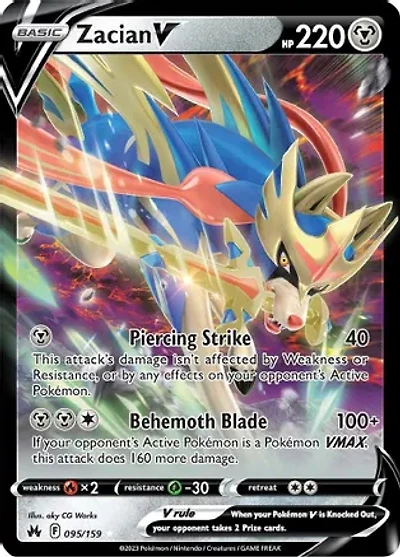 Zacian V - 095/159 - Ultra Rare
