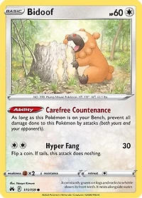 Bidoof - 111/159 - Common - Reverse Holo