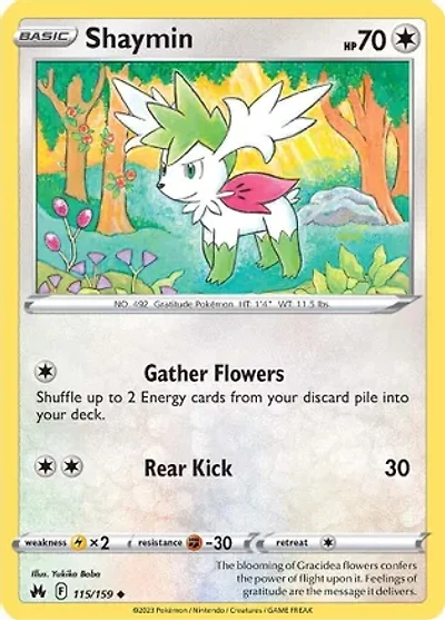 Shaymin - 115/159 - Uncommon - Reverse Holo
