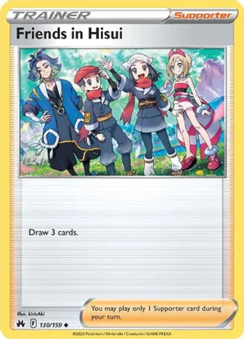 Friends in Hisui - 130/159 - Uncommon - Reverse Holo