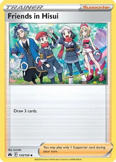 Friends in Hisui - 130/159 - Uncommon - Reverse Holo
