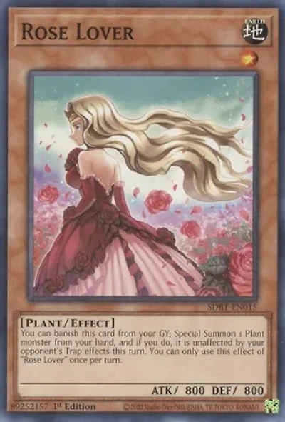 Rose Lover - SDBT-EN015 - Common - 1st Edition
