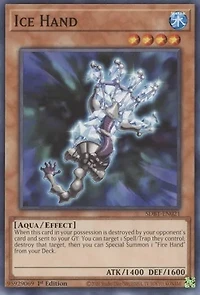 Ice Hand - SDBT-EN021 - Common - 1st Edition