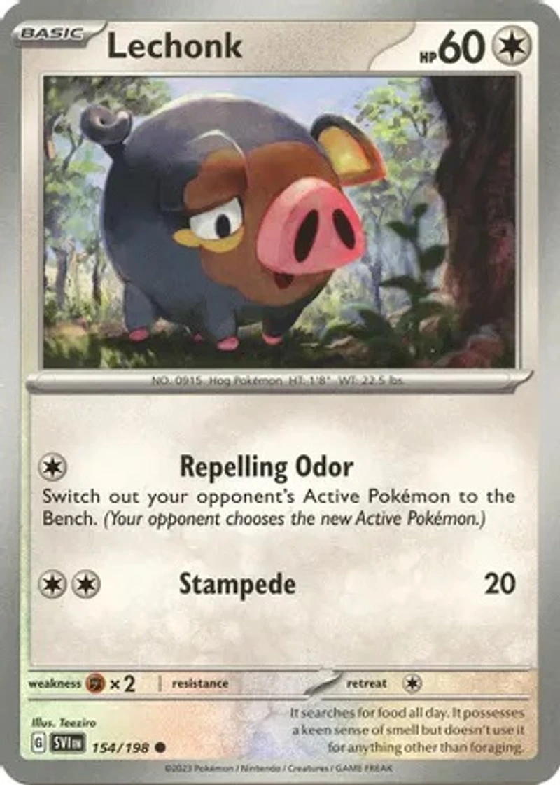 Lechonk - 154/198 - Common