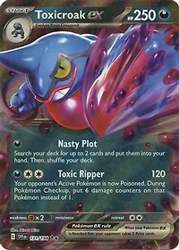 Toxicroak ex - 131/198 - Double Rare