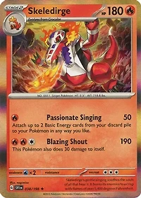 Skeledirge - 038/198 - Holo Rare