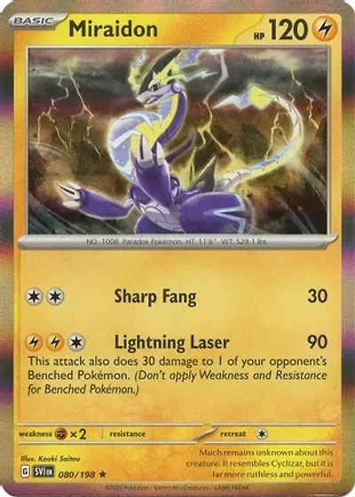Miraidon - 080/198 - Holo Rare