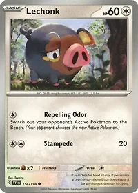 Lechonk - 154/198 - Common - Reverse Holo