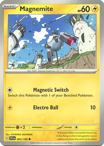 Magnemite - 063/198 - Common - Reverse Holo