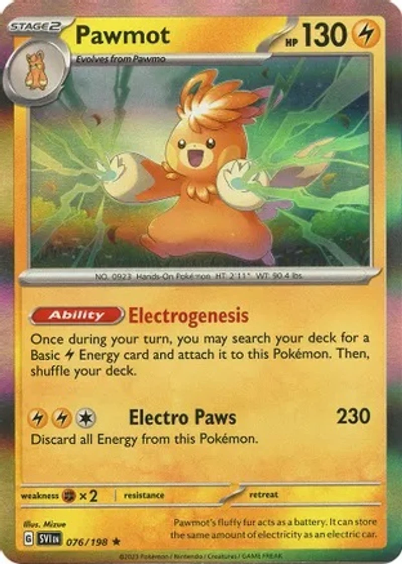 Pawmot - 076/ - Holo Rare