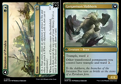 Invasion of Pyrulea // Gargantuan Slabhorn