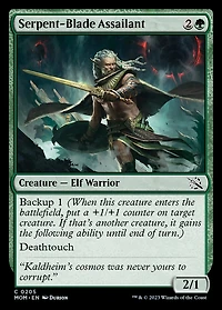 Serpent-Blade Assailant - Foil