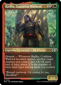 Radha, Coalition Warlord
