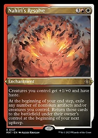 Nahiri's Resolve - Foil Etched