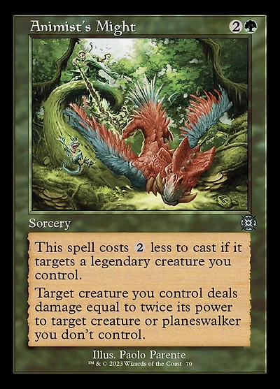 Animist's Might - Foil - Showcase