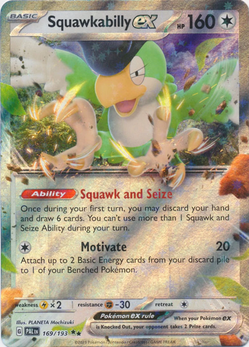 Squawkabilly ex - 169/193 - Double Rare
