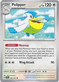 Pelipper - 159/193 - Uncommon