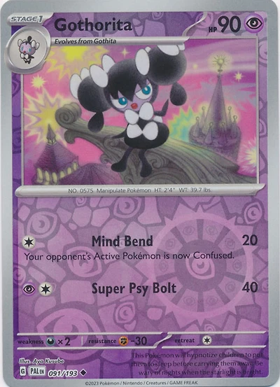 Gothorita - 091/193 - Uncommon - Reverse Holo