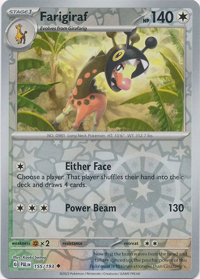 Farigiraf - 155/193 - Uncommon - Reverse Holo