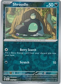 Shroodle - 144/193 - Common - Reverse Holo