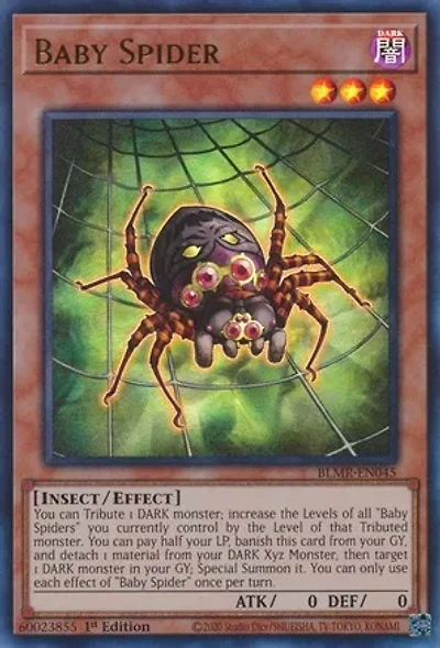 Baby Spider - BLMR-EN045 Ultra Rare 1st Edition