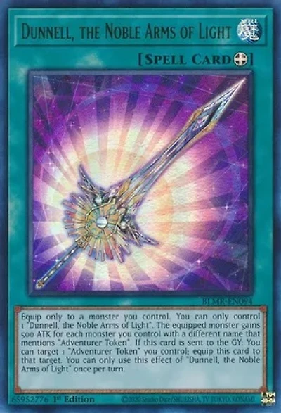 Dunnell, the Noble Arms of Light - BLMR-EN094 Ultra Rare 1st Edition