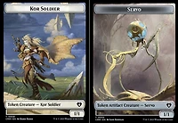 Kor Soldier (0008) // Servo (0045) Double-Sided Token