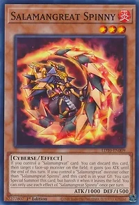 Salamangreat Spinny - LD10-EN009 - Common - 1st Edition