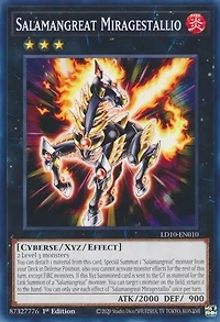 Salamangreat Miragestallio - LD10-EN010 Common 1st Edition