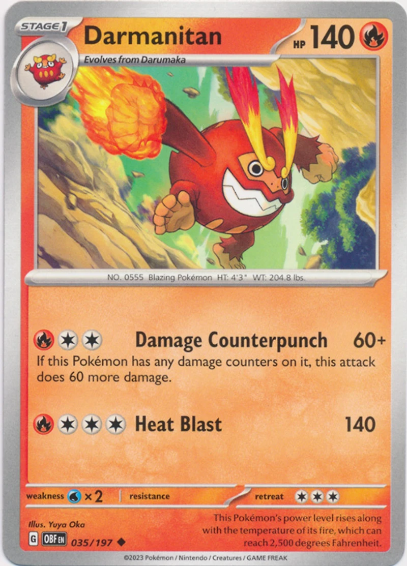 Darmanitan - 035/197 - Uncommon