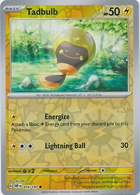 Tadbulb - 074/197 - Common - Reverse Holo