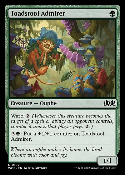 Toadstool Admirer - Foil