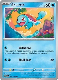 Squirtle - 007/165 - Common