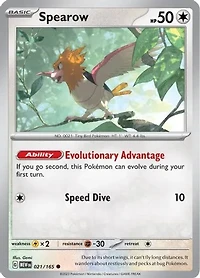 Spearow - 021/165 - Common