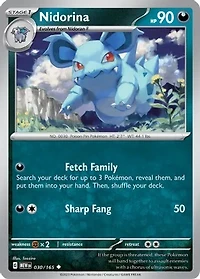 Nidorina - 030/165 - Uncommon