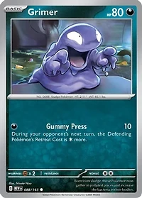 Grimer - 088/165 - Common - Reverse Holo