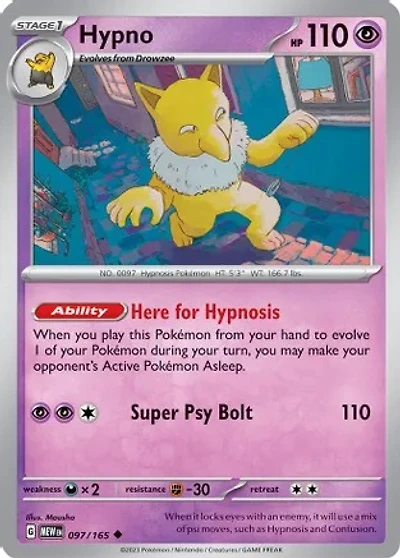 Hypno - 097/165 - Uncommon